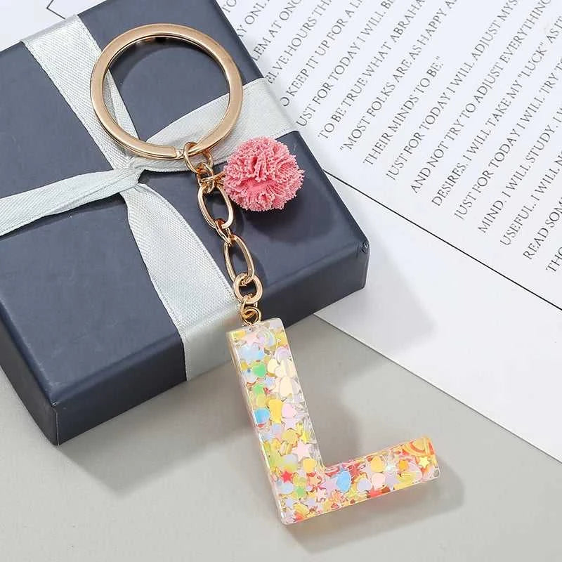 BAOPON Pink Purple Pompom Letter Keychain English Alphabet Keyring For Women Men Jewelry Accessories Wholesale Special Offer The jack market .AU The jack market .AU Jewellery & Chains $ 46 14:193#102