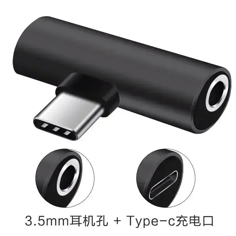 Type-C To 3.5mm Jack Converter Earphone Audio Adapter Cable for Phones with Analog Signals Headphone Aux Cable Type C Adapter