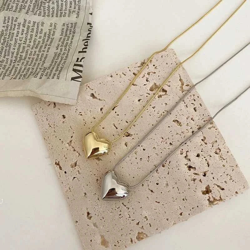 Love Heart Pendant Necklace For Women Men Personality Simple Design Thin Chain Choker Necklaces Jewelry The jack market .AU The jack market .AU Jewellery & Chains $ 47 200001034:17053024#xl019yin