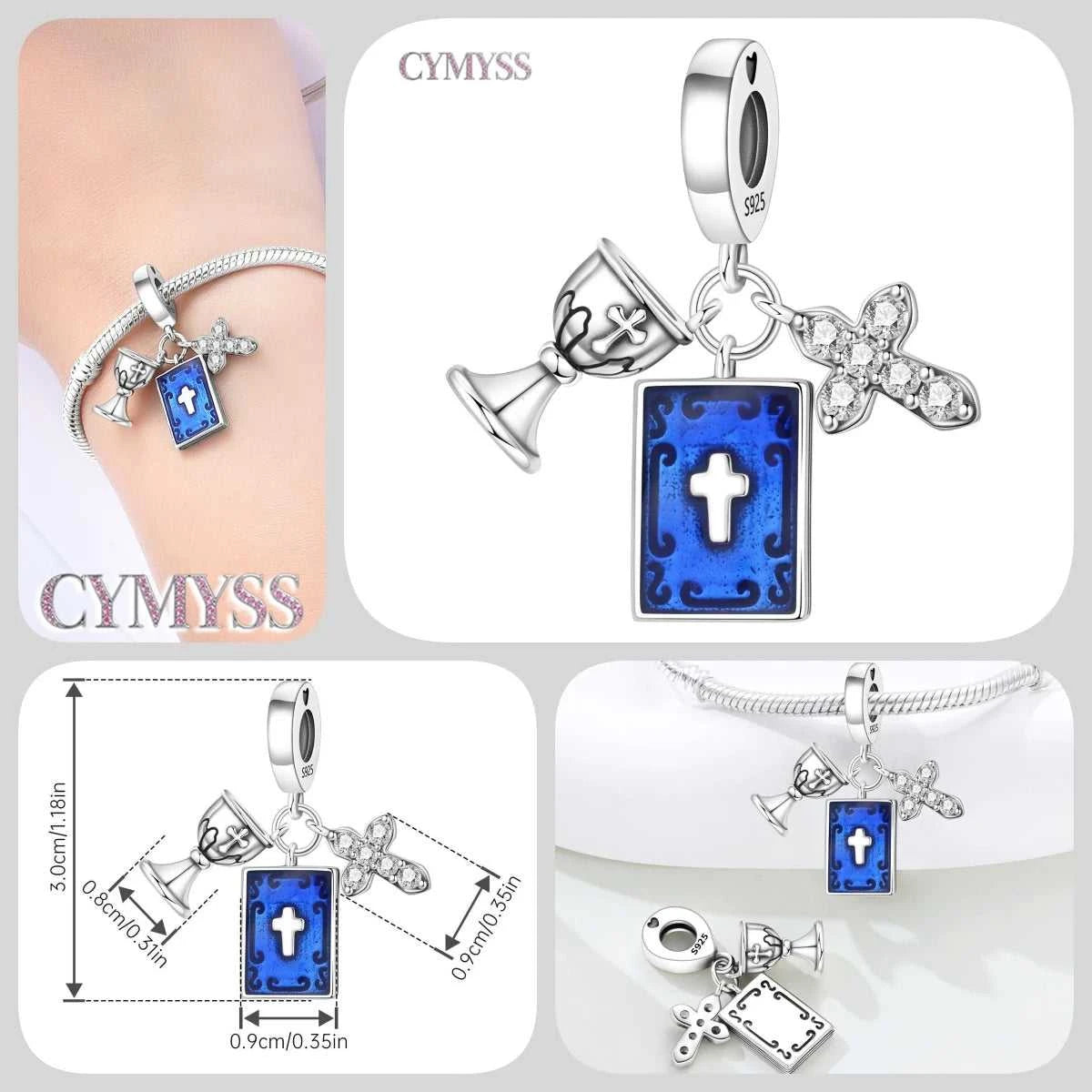 S925 Sterling Silver Charm Bead Angel Prayer Travel Memorial Pendant Fine Birthday Gift Fit Bangle Bracelet Necklace DIY Jewelry The jack market .AU The jack market .AU Jewellery & Chains $ 49 14:200004890#OTC1204