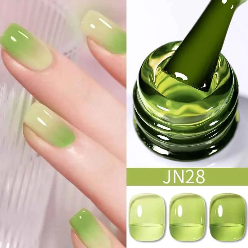 BORN PRETTY Neon Red Gel Nail Polish Yellow Green Summer Color Semi Permanent Varnish 10ml Soak Off UV LED Nail Art Manicure