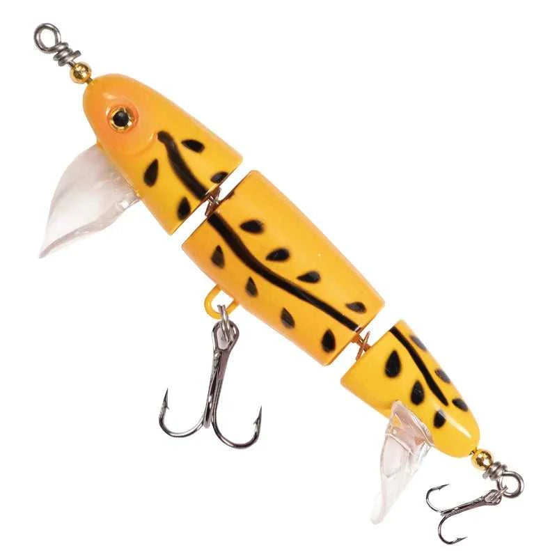 Top Water 3-Section Fishing Lures Sea Bass Crankbaits Minnow Whopper Freshwater Saltwater Floating Lure for Catfish Pike Teaser The jack market .AU The jack market .AU Fishing Gear $ 27 14:200006152#Light Green;5:8022#14g 115mm