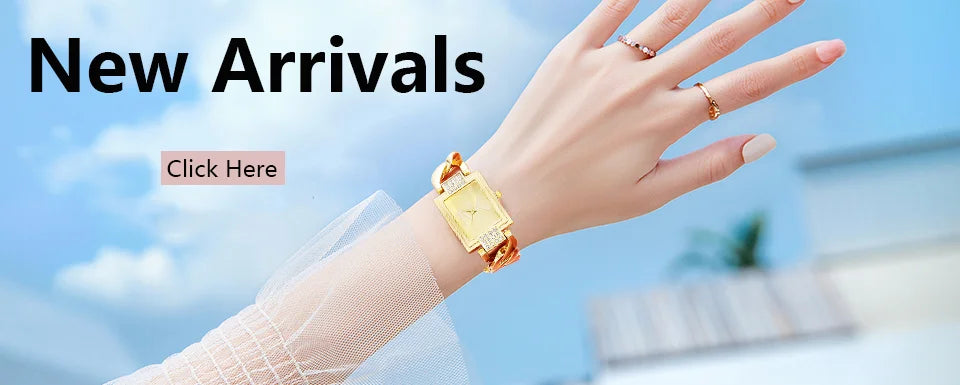 Luxury Golds Ladies Square Diamond Watch - Elegant Stainless Steel Quartz Timepiece for Fashion-Forward Women