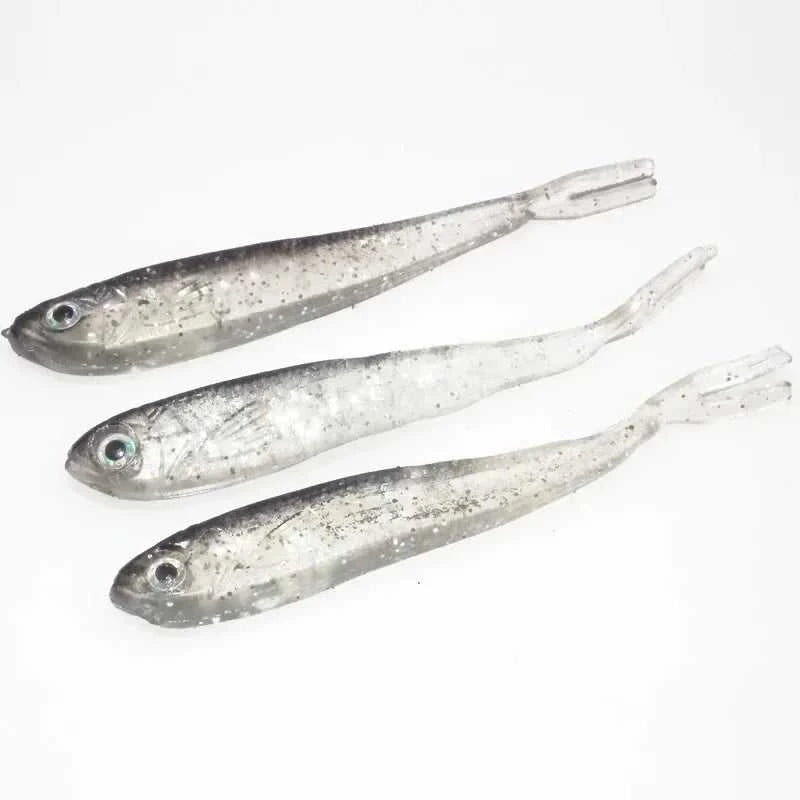Soft Bait Fish Swimbait Fork Tail With Hook& Without Hooks Fishing Lure Artificial Silicone Bait Fishing Tackle Goods The jack market .AU The jack market .AU Fishing Gear $ 22 14:366#10pcs with hook