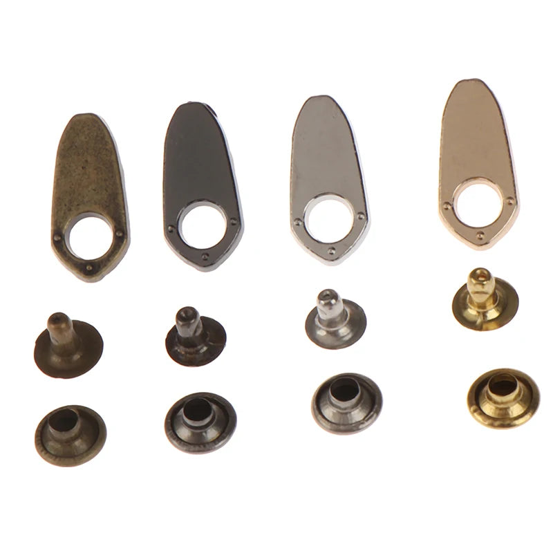 10Set Outdoor Speed Shoe Lace Hooks Lace Fittings Buckles With Rivets For Climb Hiking Shoes Work Mountaineering Boots