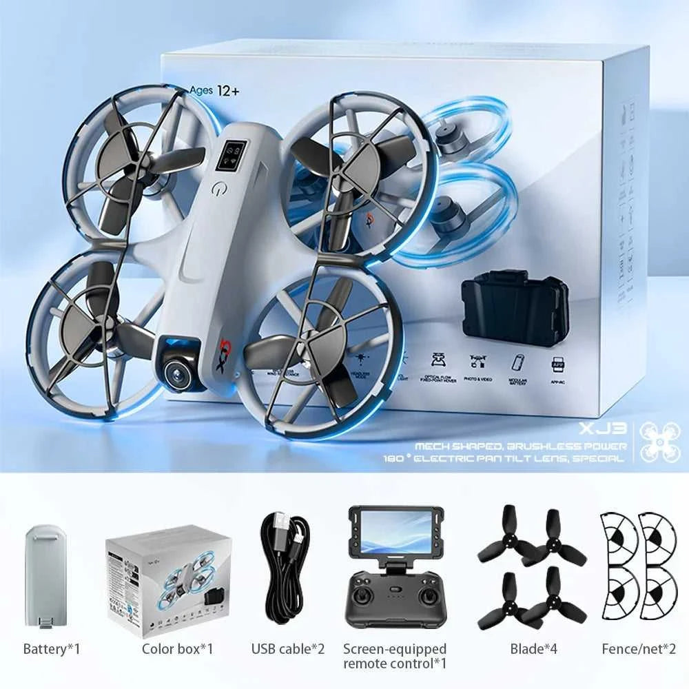 Dual camera high-definition drone, headless mode, 360 ° flip, easy to operate, suitable for outdoor travel The jack market .AU The jack market .AU Drones $ 114 14:193#XJ3-A-4.3-GY-1B