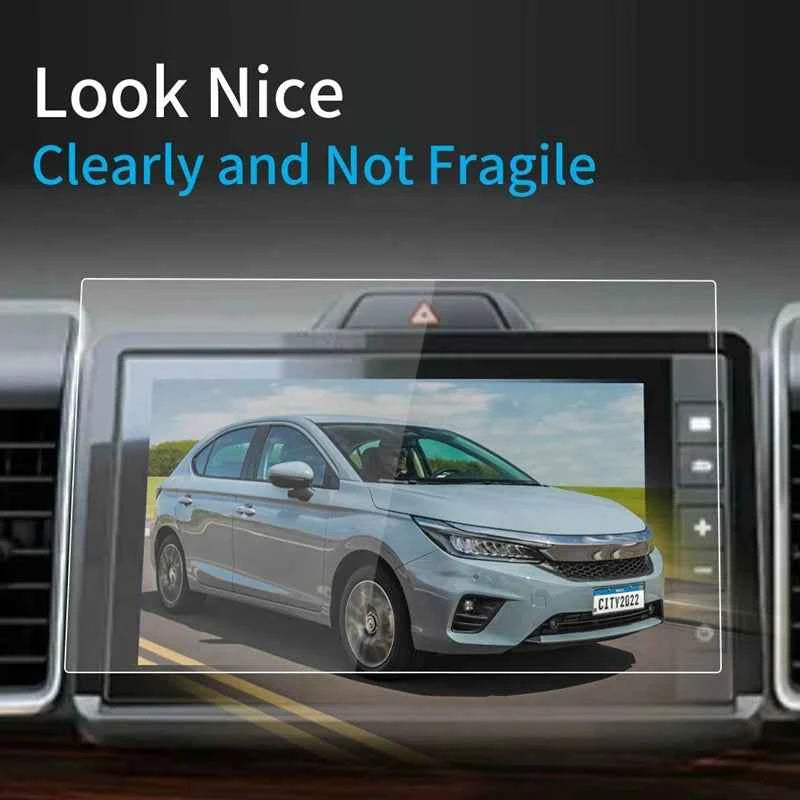 Central Console Tempered Glass Protective Film Navigator Protection For Honda CITY 2023 Screen Protector