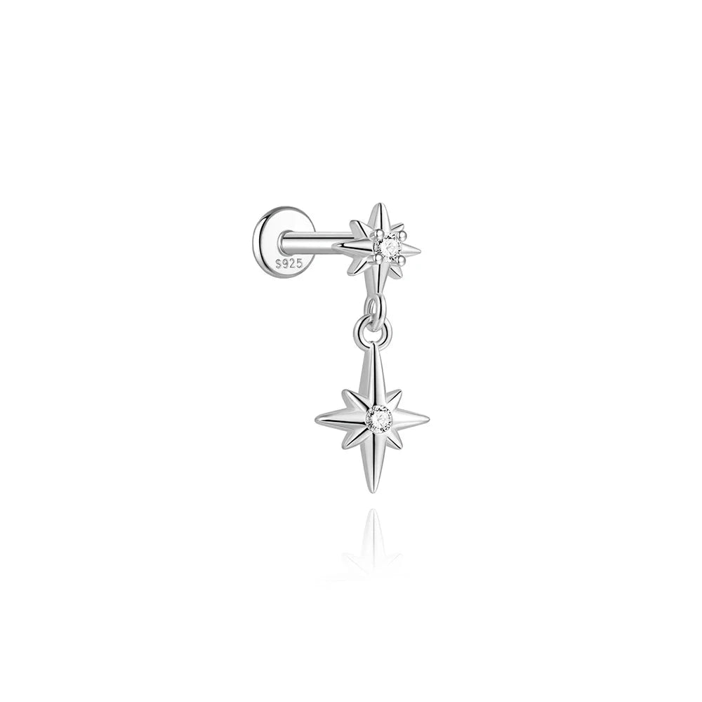 AIDE 925 Sterling Silver 1Pc Mini Shiny Heart/WaterDrop For Women Cartilage Piercing Earring INS Classic Pendant Tassel Gifts The jack market .AU The jack market .AU Jewellery & Chains $ 54 200000226:200006154#26;200001034:361180#1 piece