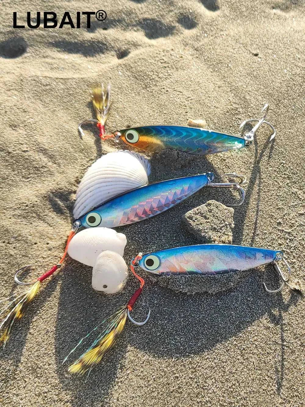 Fishing Lures Metal Jig Spinning Spoon Feather Carbon Hook Hard Artificial Bait Luminous Eye Sinking Casting Bass Tackle Pesca The jack market .AU The jack market .AU Fishing Gear $ 21 14:29#Fishing Lure A