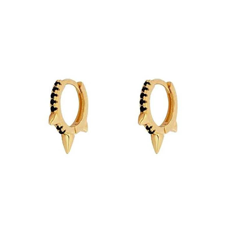 TIANDE Black Zircon Hoop Drop Earrings for Women Gold Plated Piercing Women's Dangle Earrings Set 2022 Fashion Jewelry Wholesale The jack market .AU The jack market .AU Jewellery & Chains $ 48 200001034:200025551#JQH0068-SS-5