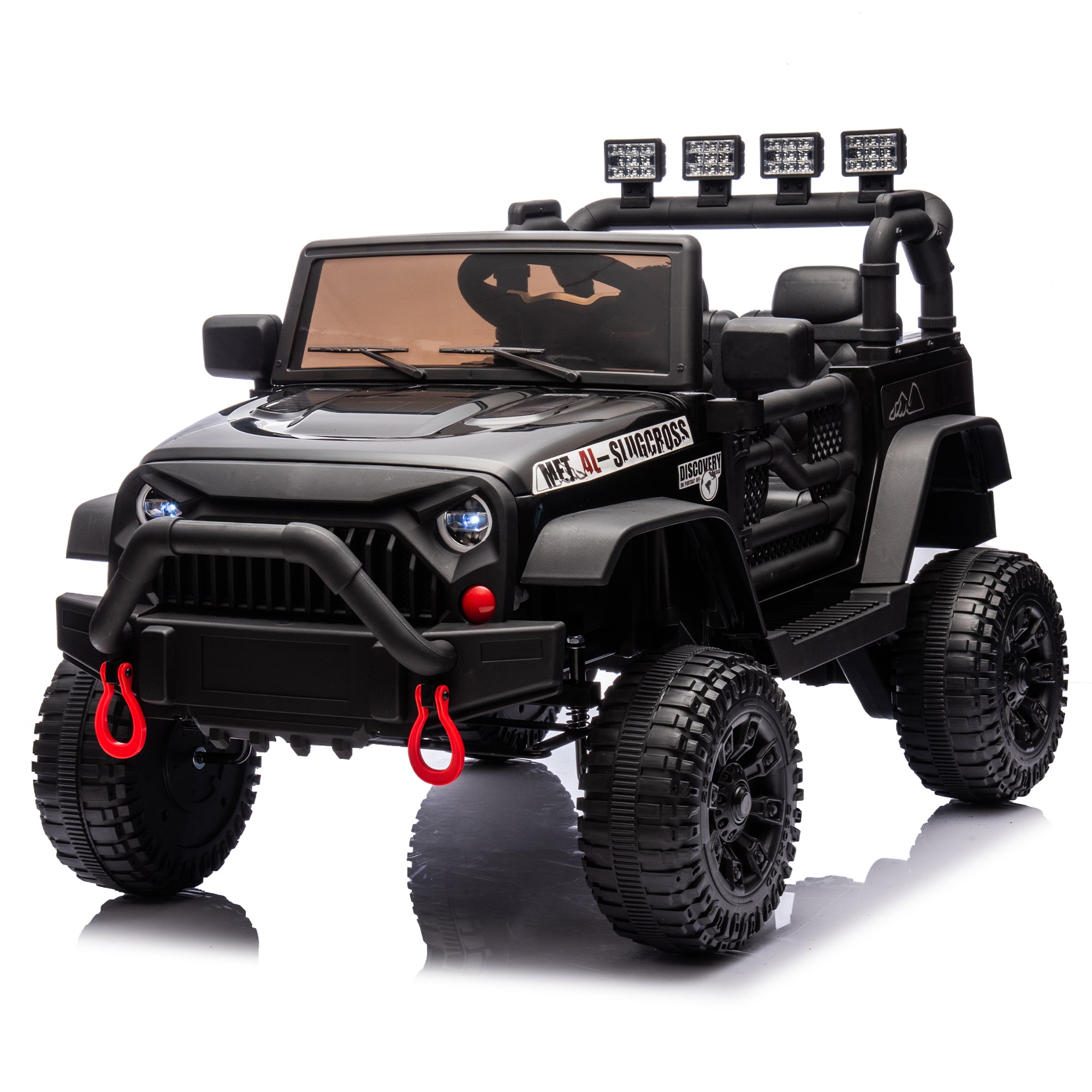 24V Kids Ride On Car W Parents Remote Control,400W Motor,Four Wheel Suspension,Adjustable Speed,USB,MP3,Music,Bluetooth,Large Display Screen,Power Display,Portable Handle,Safety Belt For Kids Aged 3.