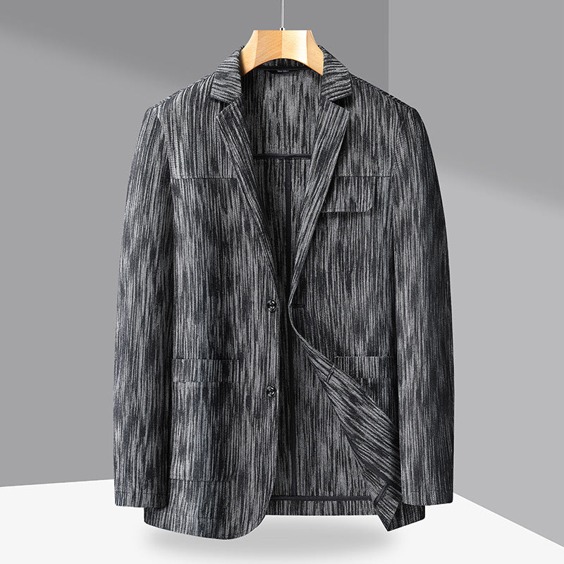 Men's Retro Single-Breasted Denim Jacket