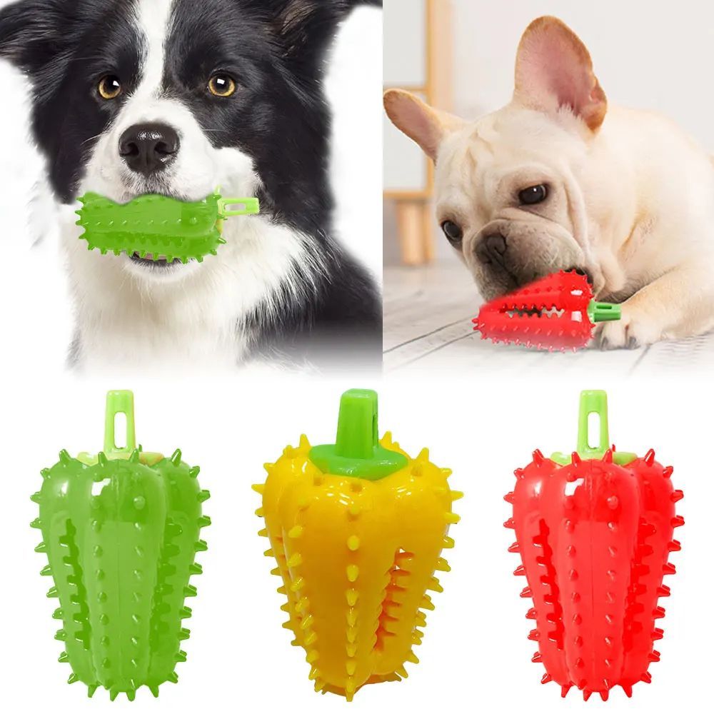 Interactive Dog Teething Chili Chewers Toy Interactive Dog Toys