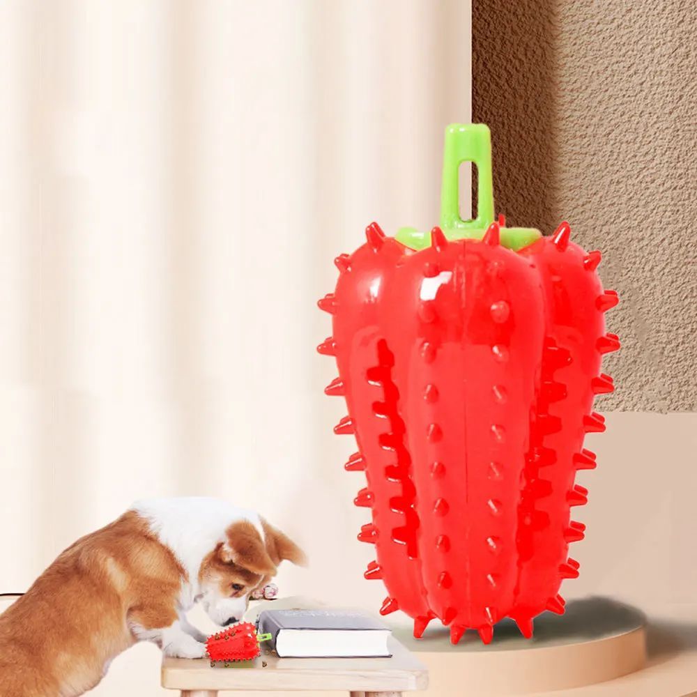Interactive Dog Teething Chili Chewers Toy Interactive Dog Toys