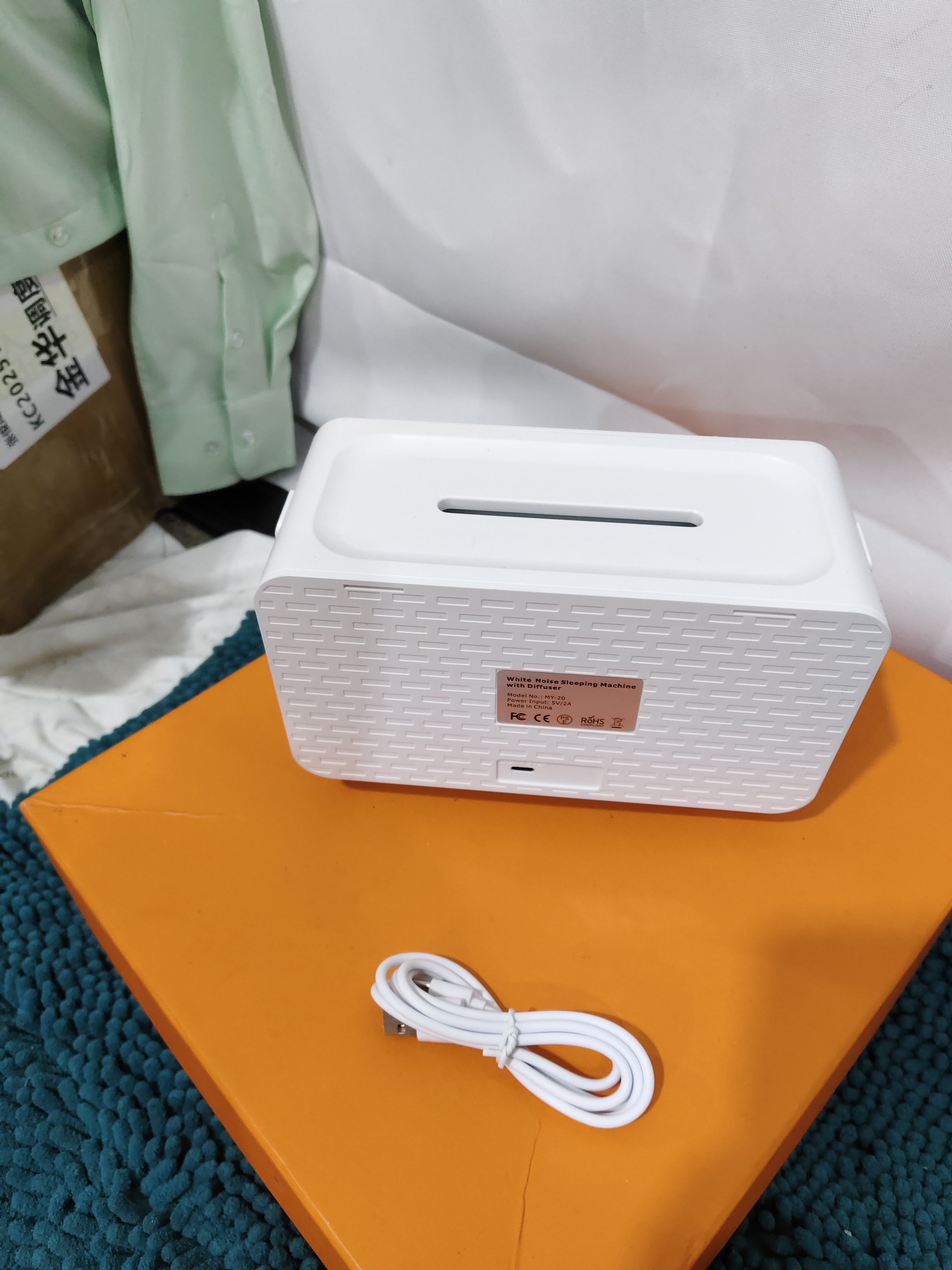 3 In 1 Bluetooth Speaker White Noise Sleep Night Light Humidifier All-in-one Machine Free Combination Of 8 Group Nature Sound