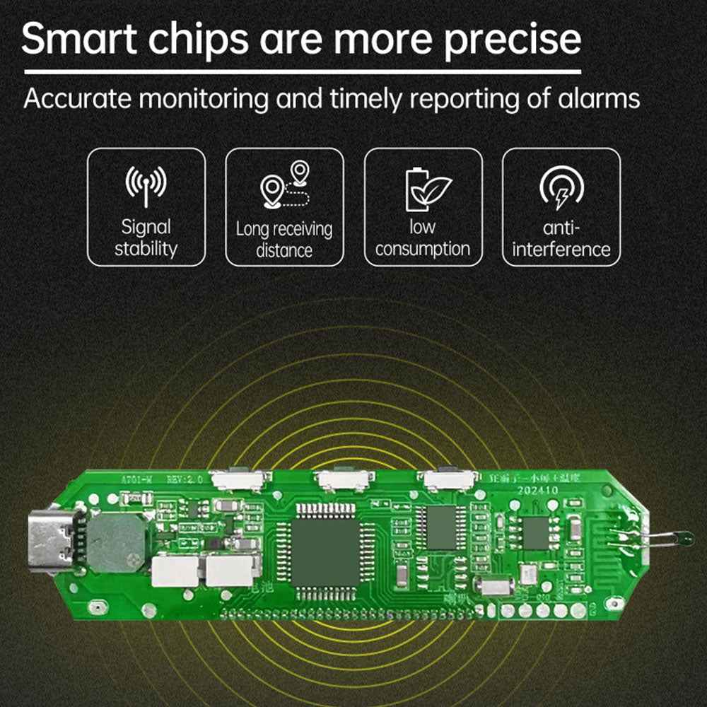 Universal Auto Security Alarm Systems In Car Temperature Display Car Tire Pressure Monitoring System USB / Solar TPMS