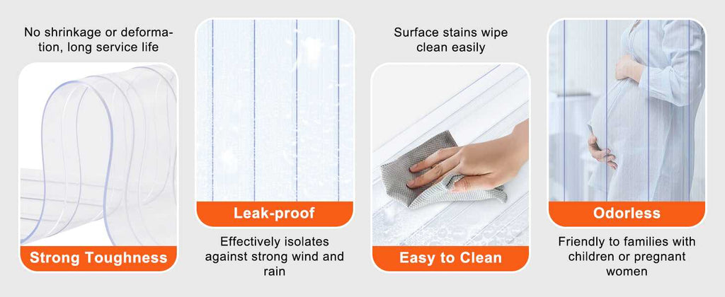 SucceBuy 150/164ft Clear Strip Curtain Ribbed Plastic Durable Door Strips PVC Bulk Roll for Warehouses Factories Supermarkets The jack market .AU The jack market .AU Home $ 163 14:173#150 ft x 8 in;200007763:201336101